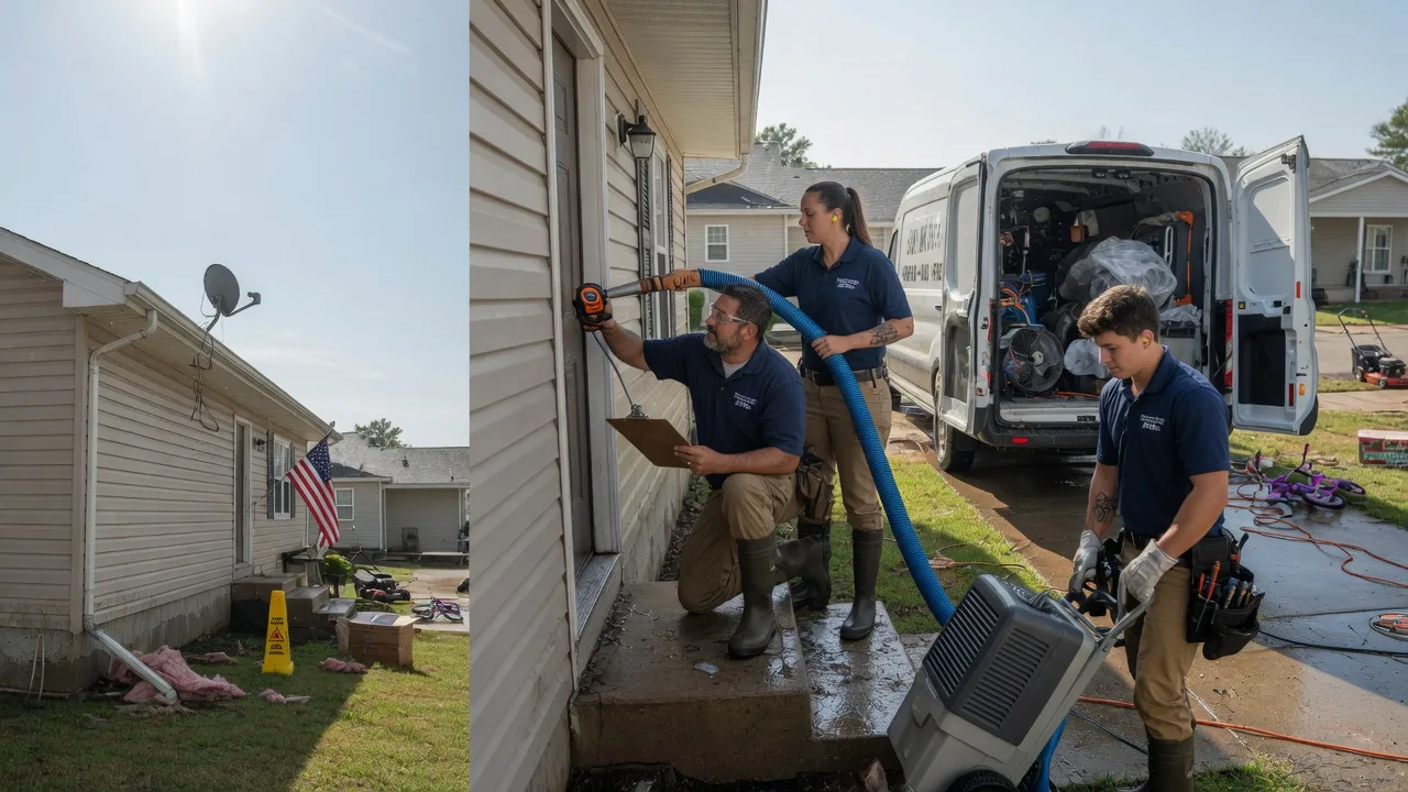 Ceiling Water Damage Restoration in Calera, OK near me